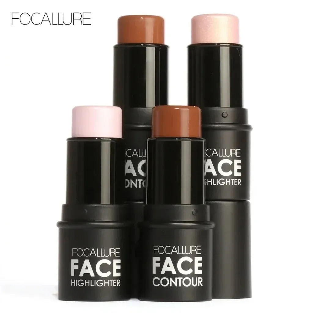 סט היילייטר וסקולפטינג קרמי Focallure בארבעה גוונים