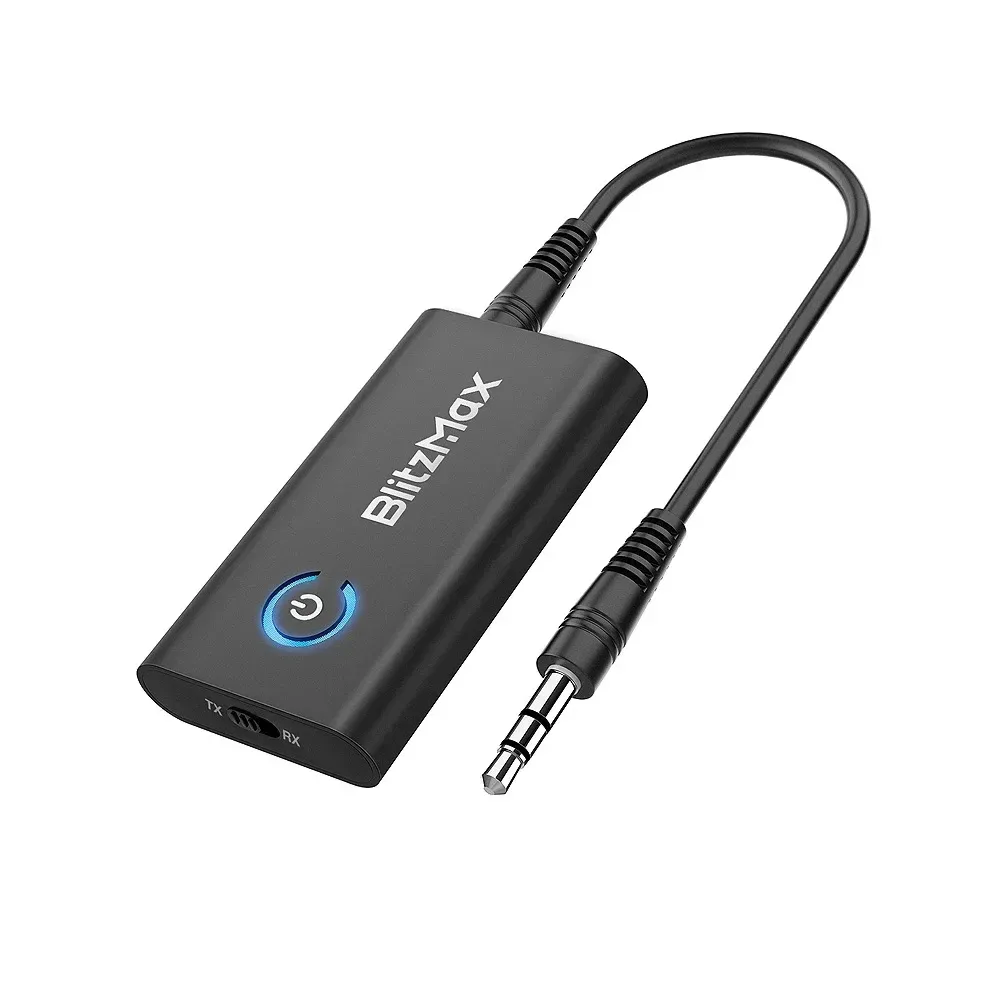 משדר/מקלט Bluetooth 5.2 BlitzWolf BT05 עם AptX