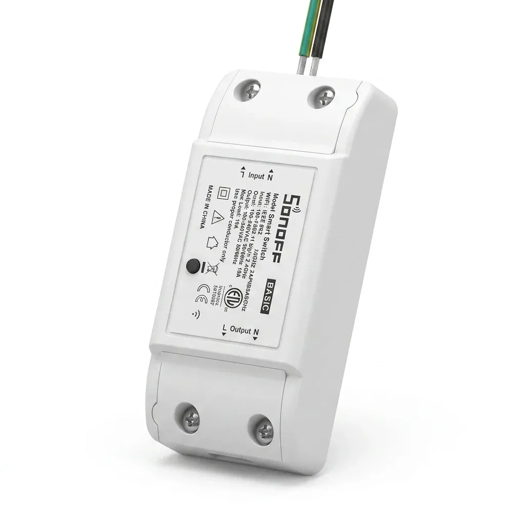 מודול מתג חכם Sonoff Basic R4 עם Wi‑Fi ושליטה מרחוק
