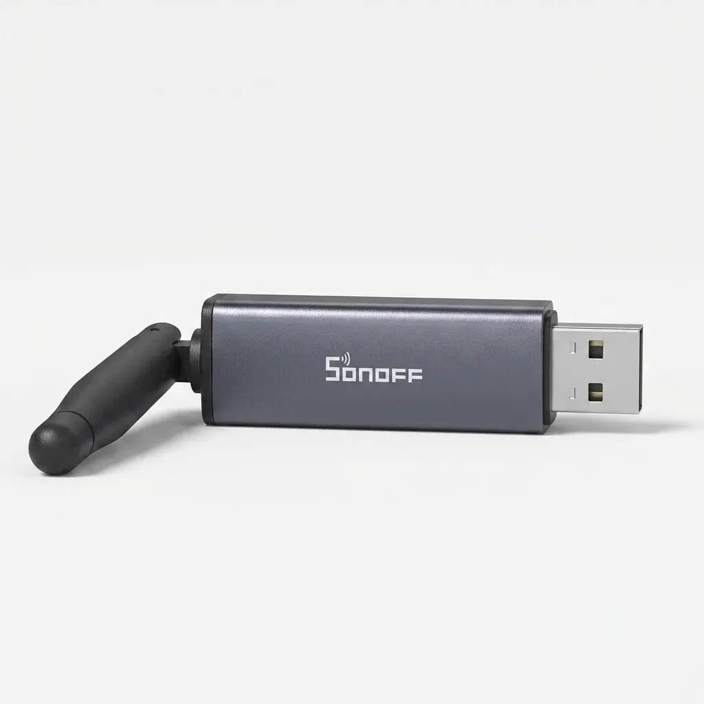 דונגל SONOFF MG24 ל‑Zigbee ו‑Thread עם אנטנה מוגברת