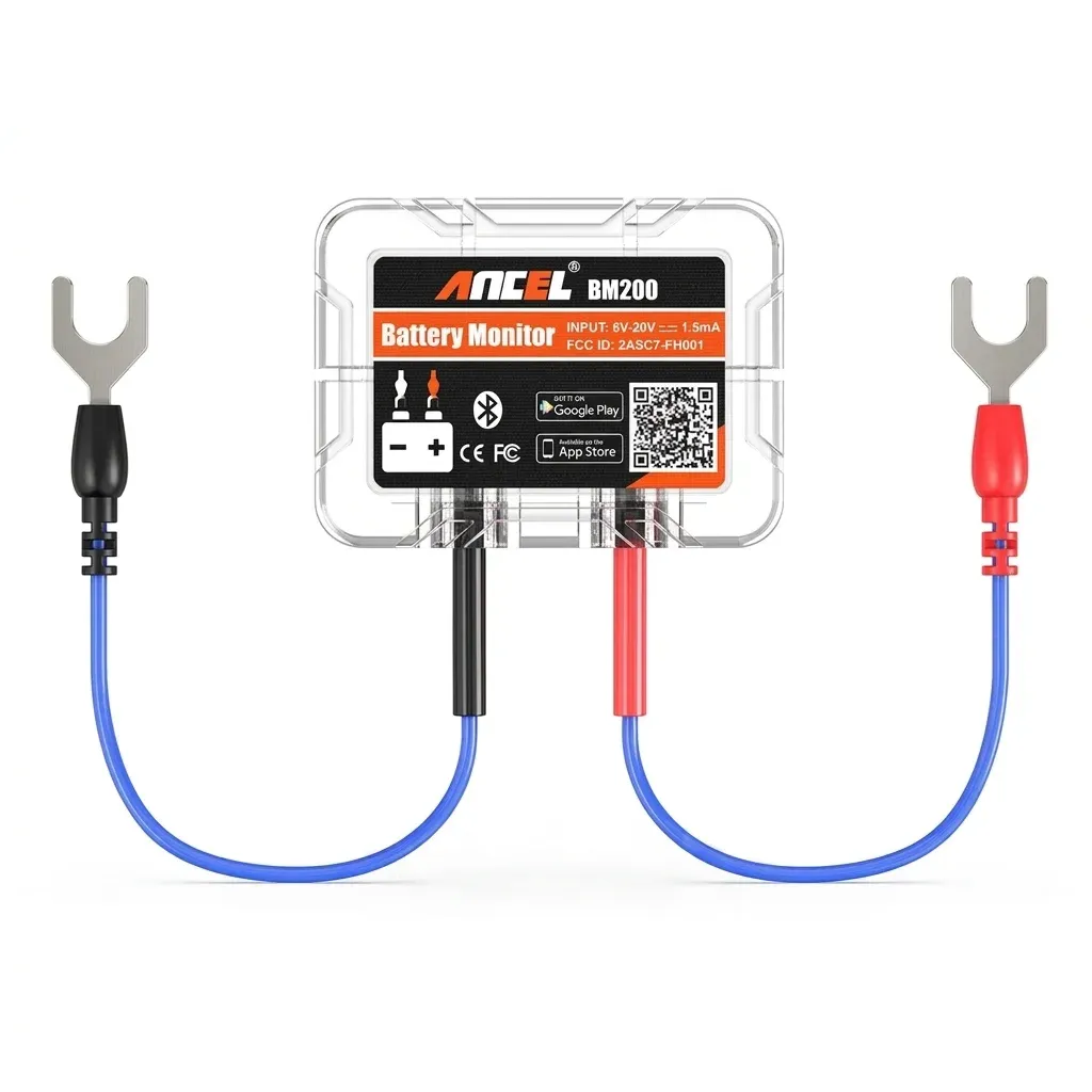 מנטר מצבר Bluetooth חכם ANCEL BM200