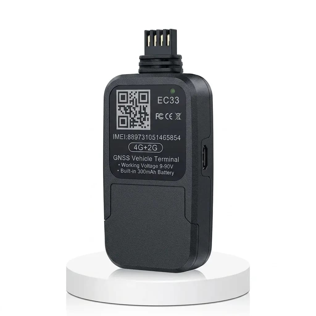 עוקב GPS 4G קומפקטי לרכב ולכלי רכב קלים