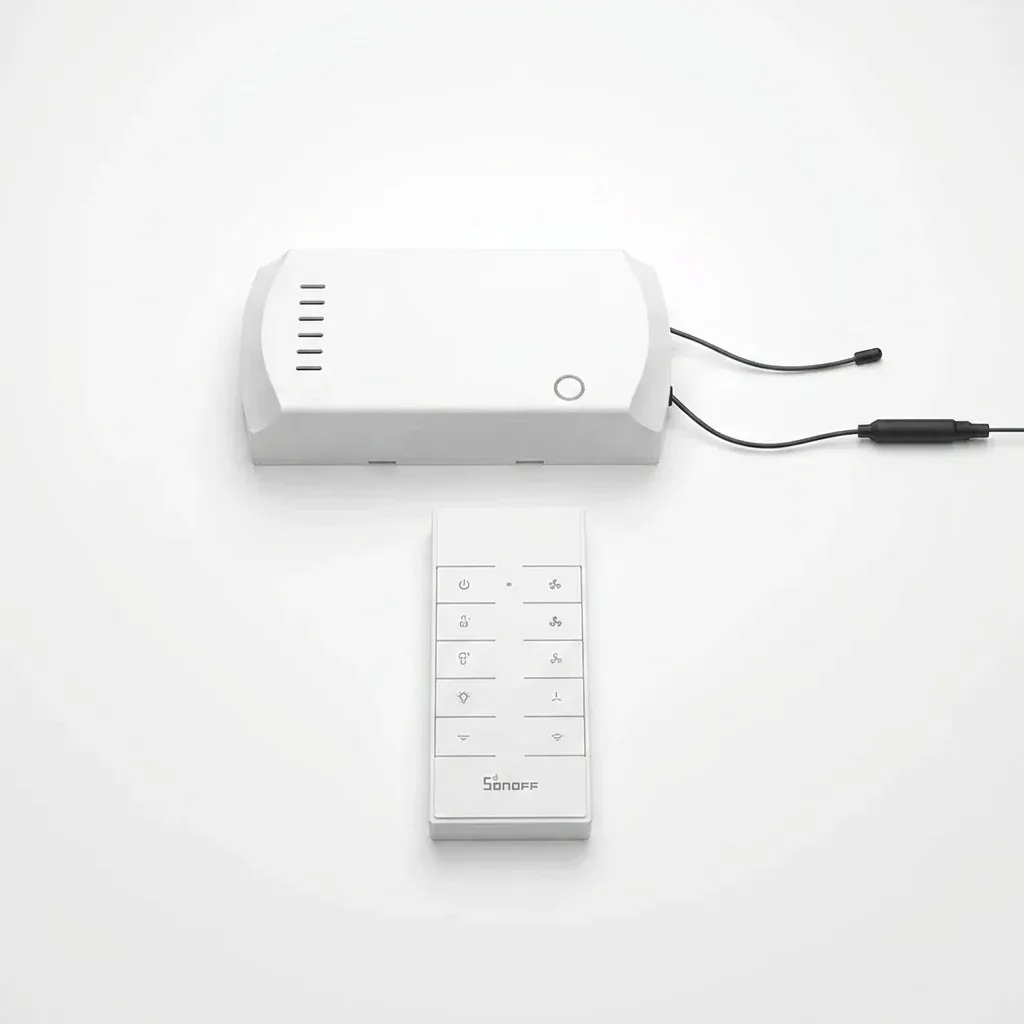 בקר חכם למאוורר תקרה ותאורה SONOFF iFan04 עם Wi‑Fi ו‑RF