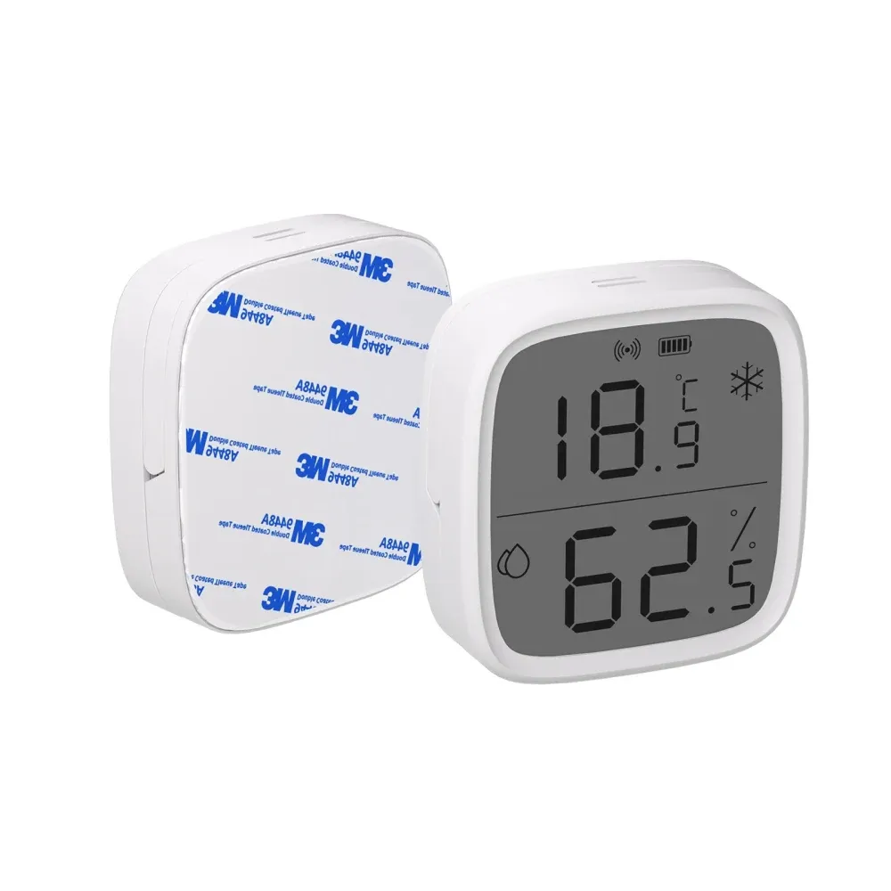 חיישן טמפרטורה ולחות Zigbee עם תצוגת LCD מבית Sonoff