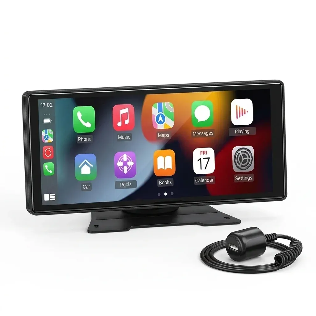 מסך מראה לרכב 10.26 אינץ' עם CarPlay ו‑Android Auto